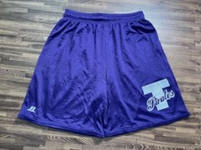 Russell Athletic Mens Purple Active Shorts Si...