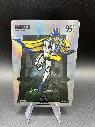 2024 Bo Jackson Battle Arena Barreler Cooper Kupp Silver Battlefoil Steel Card