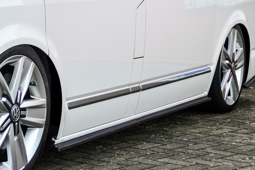 Bi Bodykit Frontspoiler Heckansatzseitenteile Seitenschweller ABS für VW Bus T6 - Bild 9 von 9