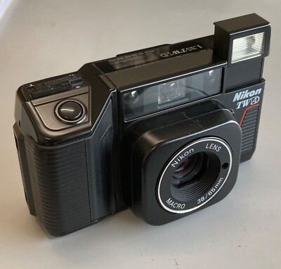 Nikon L35 AF Pikaichi 35mm Point & Shoot Film Camera good 1985