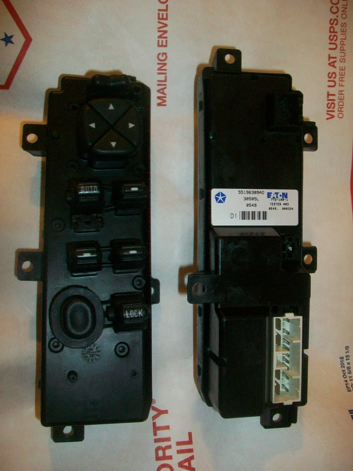 REMANUFACTURED.. 2000 Jeep Grand Cherokee Master Driver Window Switch 55196389AD - Imagem 3 de 3