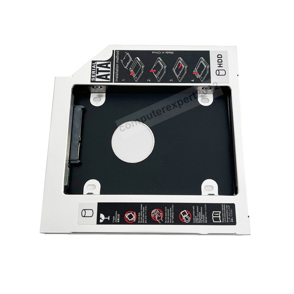 SATA 2nd Hard Drive HD HDD SSD Caddy For Fujitsu LIFEBOOK T580