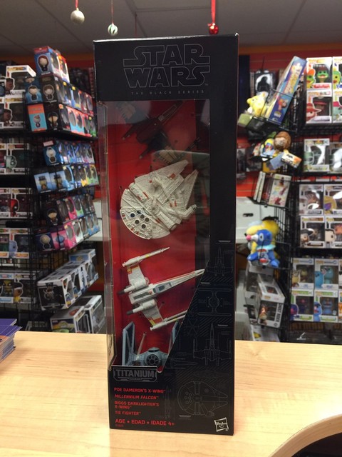 New Star Wars The Black Series Titanium Vehicles 4 Multi-Pack B3826