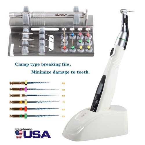 Dental LED Wireless Endo Motor / Root Canal Files Extractor / 6pcs Rotary Files - Picture 3 of 23