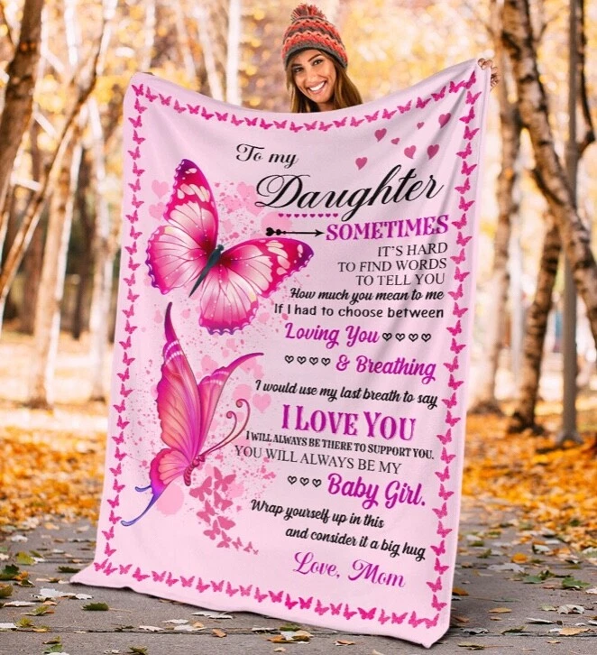 New pink blanket for your daughter (56 x 43 inches / 140 x 110 cm) - Image 4 of 4