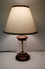 Vintage Coca Cola Lamp light olympic glass