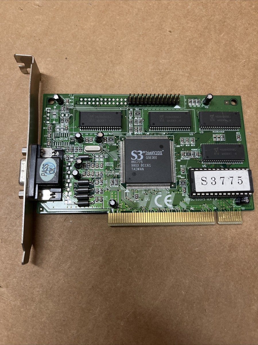 S3 Trio64V2/DX Q5E3EE 86C775 9837 B3416 Video Graphic Card 15720