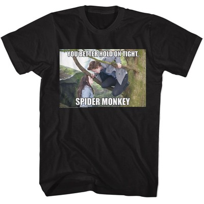 Men's Twilight Twilight Hold On Tight Spider Monkey T-shirt XXXXXX-Large Black