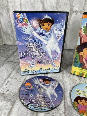 2 Dora The Explorer DVD's Dora Saves The Snow Princess / City Of