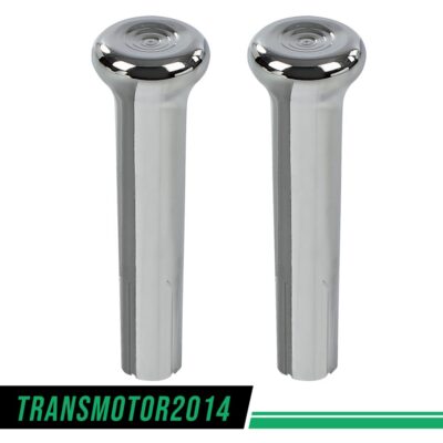 Fit For 1971-1988 GM Chevy Cars & Trucks Plastic Chrome Door Lock Knobs 1Pair