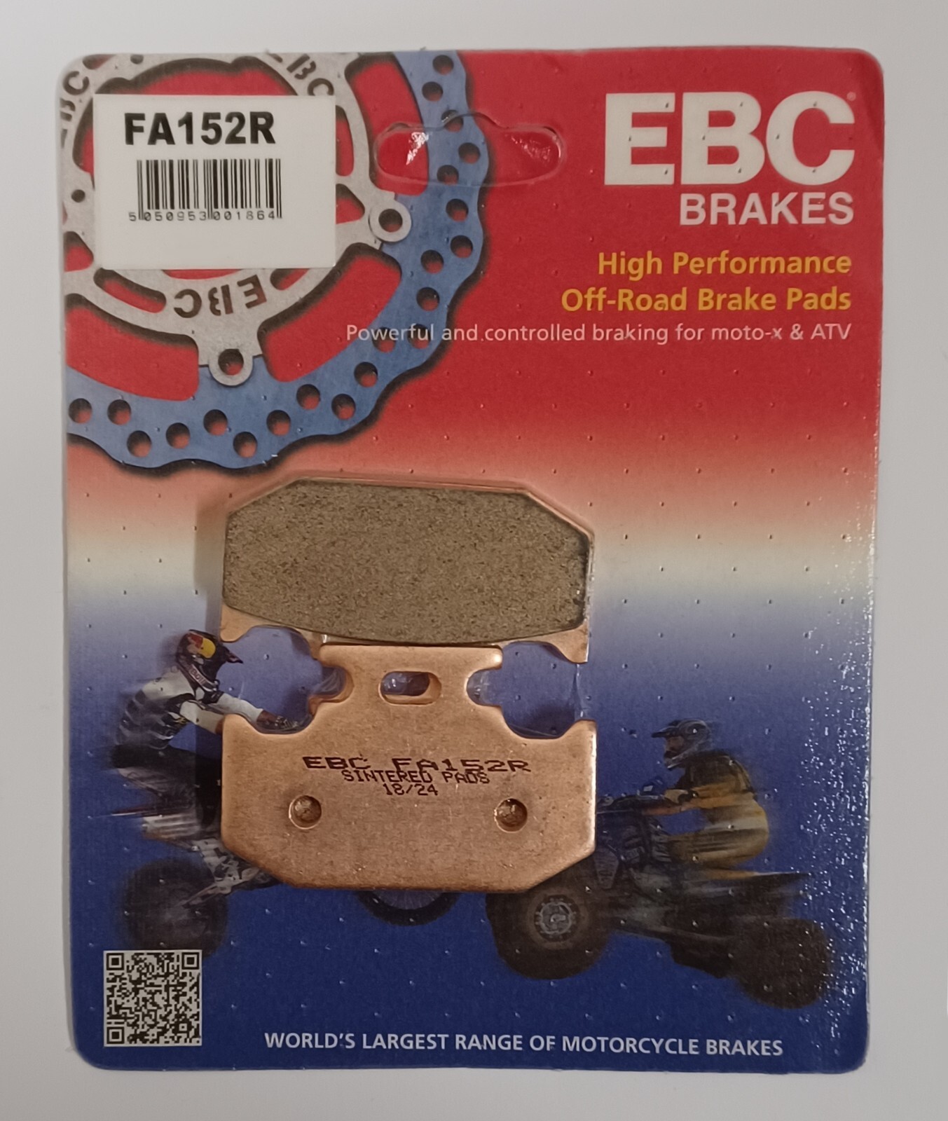 EBC Sintered REAR Disc Brake Pads Fits YAMAHA WR250 (1991 to 1997)