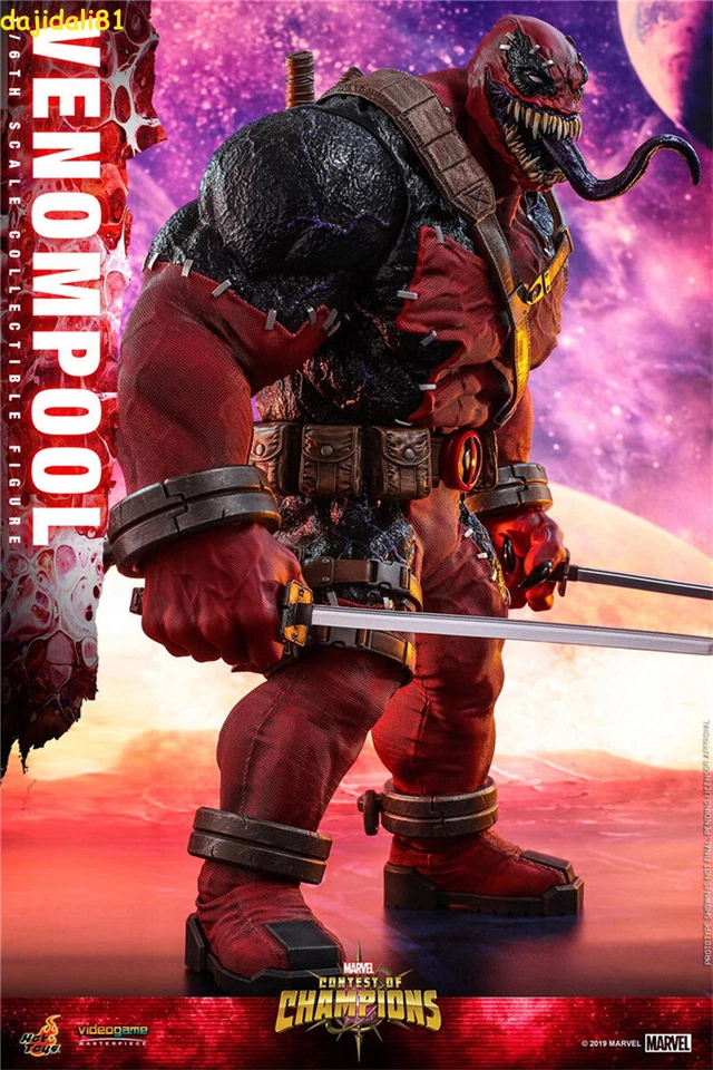 Figura de acción Venompool 1/6 Concurso de Campeones Marvel Hot Toys VGM35 Coleccionar Foto 4 de 4