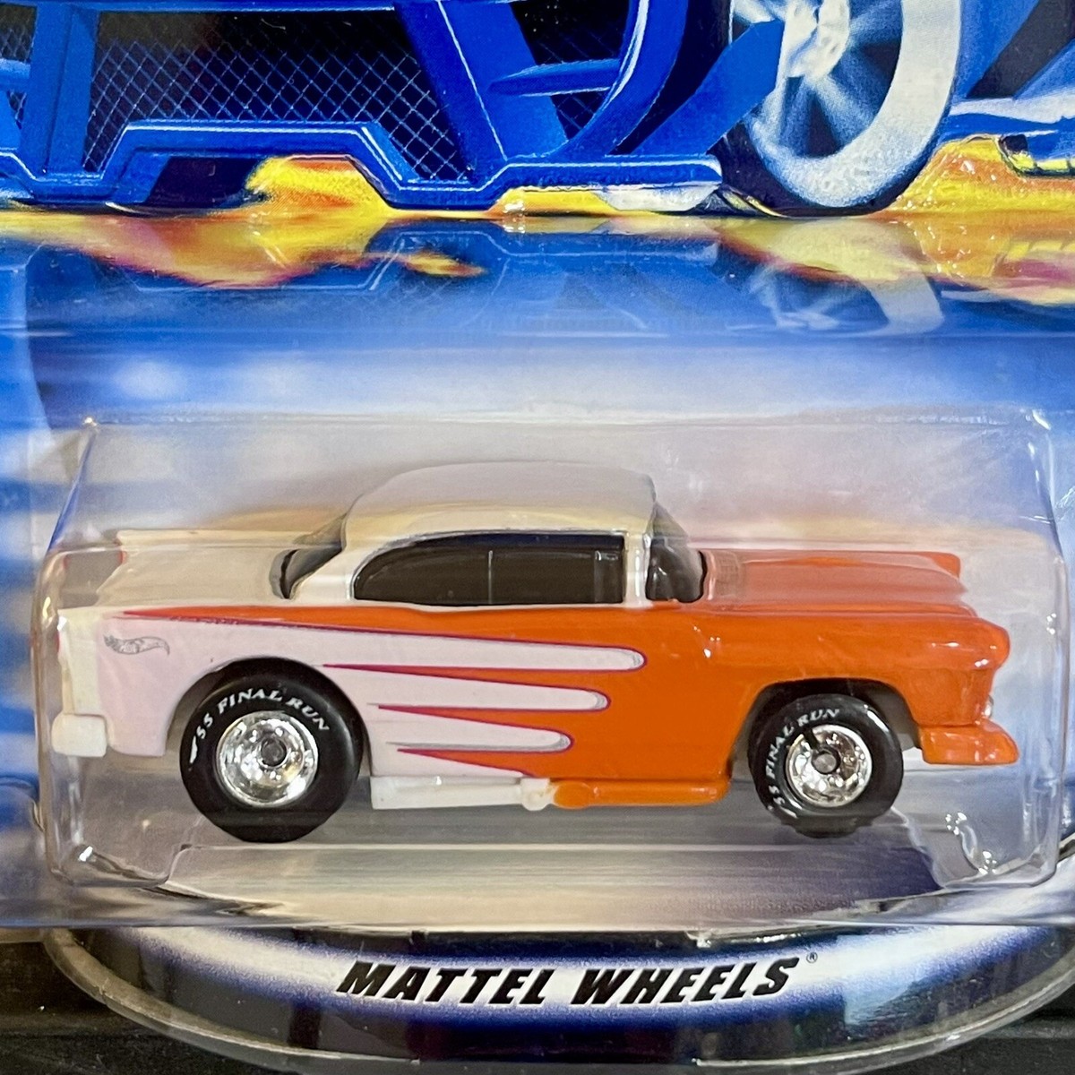 Hot Wheels Final Run Retiring Model '55 Chevy Orange #2/12 2001
