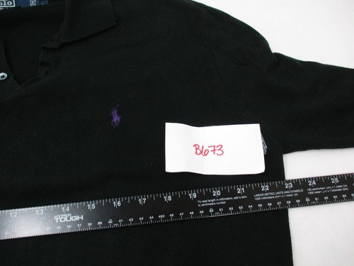 Polo Ralph Lauren maglione adulto grande nero viola pony preppy polo uomo medio* - Foto 6 di 16