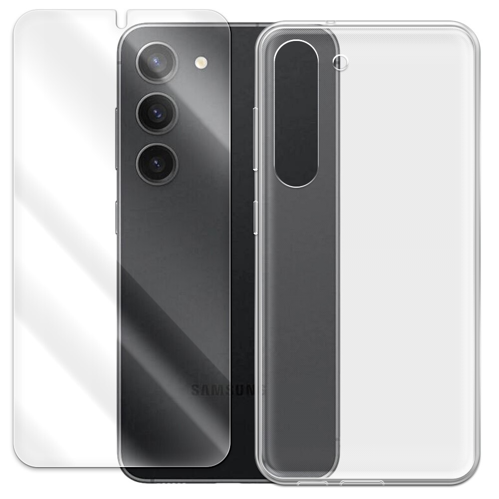 High Definition Screen Protector Flim Back Case for Samsung Galaxy S23