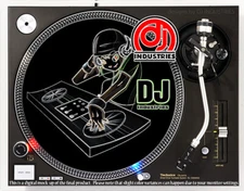 DJ Hiro - 7"-12" DJ slipmat for LP turntable record player 