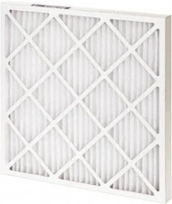Made in USA 16" x 25" x 4", 55% Efficiency, Wire-Backed Pleated Air Filter ME...