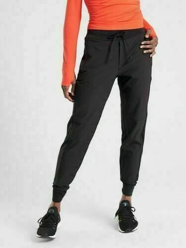 ATHLEA 2 Headlands Hybrid Trek Jogger 2 Black Trail Pants NWT