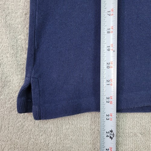 Polo Ralph Lauren Youth Boys Large 14-16 Blue Sweater L/S Mock Neck 1/4 Zip - Picture 7 of 8