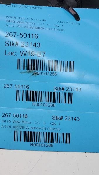 Espejo retrovisor Audi A4 2002 010590 Foto 4 de 4