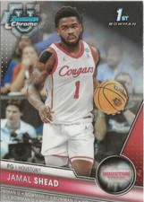 2023-24 Bowman Chrome University Jamal Shead RC Houston Cougars