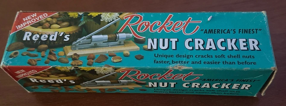 Vintage Reed's Rocket Nut Cracker Model 816 Made In The USA with Original Box - Image 2 of 4