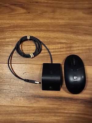 Wireless Optical Mouse RX650 Model with USB Receiver Logitech Black