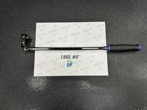 Snap-on Tools NEW 3/8” Drive POWER BLUE Soft Grip EXTRA-LONG Ratchet FHLLF80 - Picture 4 of 19