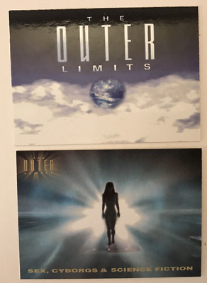 PROMO CARDS: THE OUTER LIMITS 2003 SEX CYBORGS SCIENCE-FICTION 2 DIFFERENT P1 P2