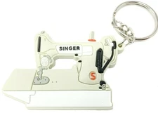 Singer Featherweight  221 Sewing Machine Keychain 