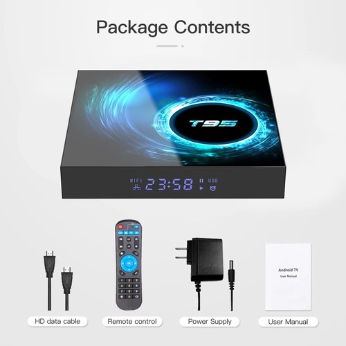 NEU TV Box T95 Android 14 8K Set Top Box H616 Quad Core 5G Dual Wifi Googl - Bild 15 von 27