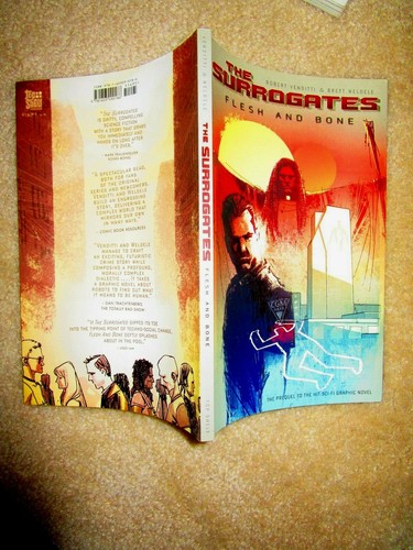 2009 1st Printing THE SURROGATES Flesh & Bone Prequel to Graphic Novel R Vendett - Picture 1 of 3