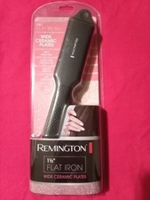 Remington 1.5" Ceramic Flat Iron 400 F 60 Sec Heat Up Swivel Cord LED Indicator