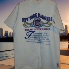 NEW YORK RANGERS VINTAGE 1992 NUTMEG TSHIRT MENS SIZE NEVER WORN  VERY RARE