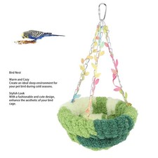 Bird Bed Warm Cozy Soft Plush Enhanced Comfort Cute Look Breeding