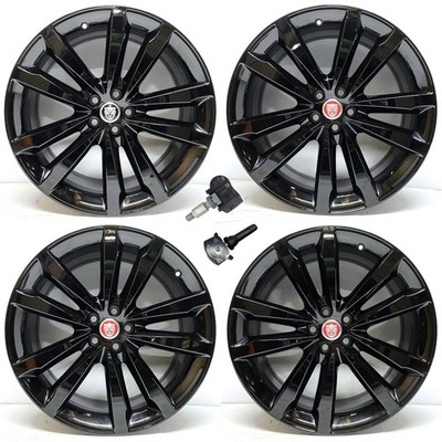 4x NEU Original 20 Zoll Venom Felgen + RDKS für Jaguar F-Pace T4A3803 HK8M1007HA