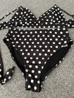 WAREHOUSE black/white polka dot BIKINI SIZE 14