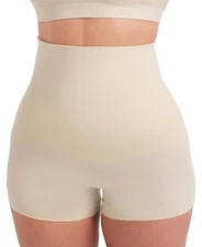 Shapermint Essentials Women's High Waisted Shaper Boyshort 18437 - Chai, sz 2XL