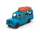 VINTAGE 1965 MATCHBOX NO. 12 SAFARI LAND ROVER WITH LUGGAGE  LESNEY