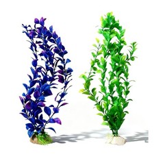 Aquarium Plants Decor,Fish Tank Plants Silk for Artificial Aquarium Plants