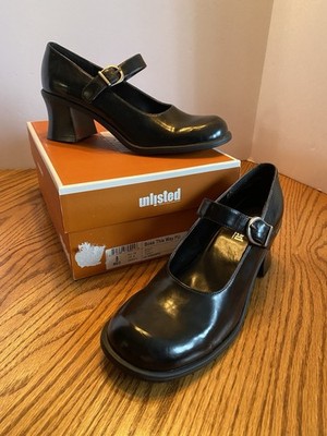Unlisted Black Mary Janes Block Heels Women s Sz 8 Boss This Way New In Box