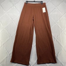 A New Day Women's Casual Stretch Pants Size M Dark Brown