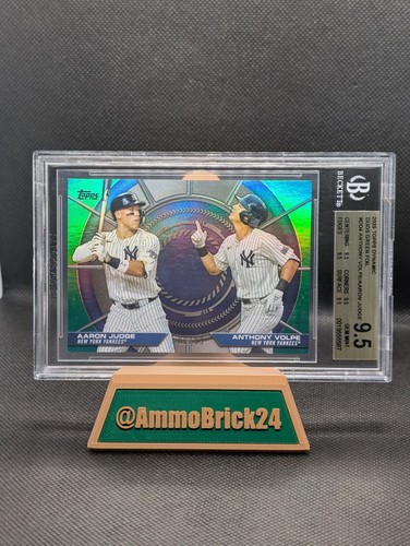 Anthony Volpe / Aaron Judge [Green Foil] #DD-4 2025 Topps Dynamic Duo card