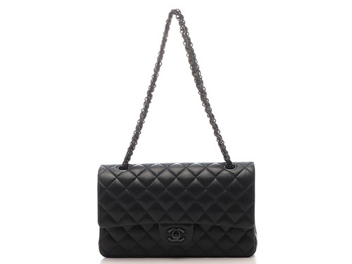 Chanel Matelassé W Flap 25 Chain Shoulder A01112 Shoulder Bag Quilted #DB081