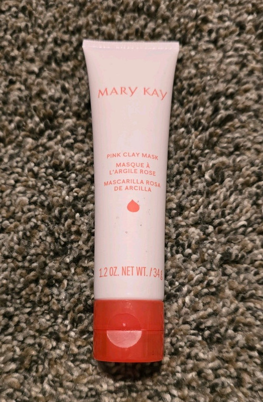 Mary Kay Pink Clay Face Mask Dry to Oily Skin 1.2 Oz