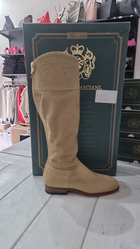 Alberto Fasciani Botte Femme Beige Taille Eu36 AF903 - Photo 1 sur 11