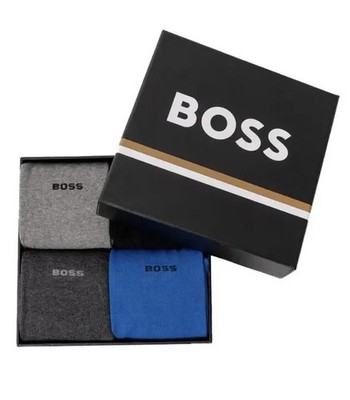 Boss Herren 4er-Pack RS Geschenkset Socken - Blau Multi UK (6-11)