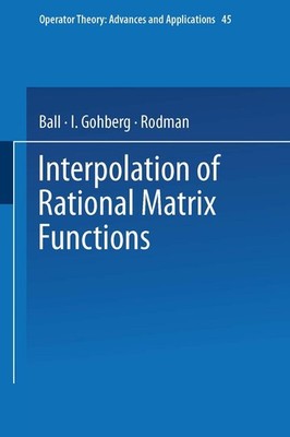 Interpolation of Rational Matrix Functions I. Gohberg