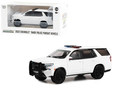 2022 Chevrolet Tahoe Police Pursuit Vehicle (PPV) White with Light Bar "Hot Pur