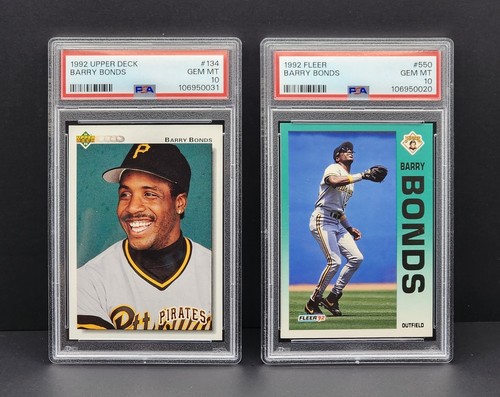 BARRY BONDS PSA 10 GEM MINT 4 CARD LOT - 第 1/4 張圖片